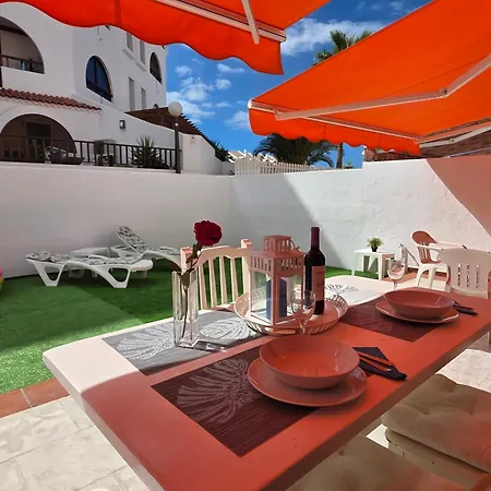 Apartment Ground Floor Casa Pico, Parque Santiago 1, Heated Pool, 100 M To Sea And Beach, Wifi Arona (Tenerife)