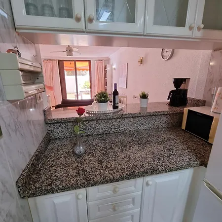Apartment Ground Floor Casa Pico, Parque Santiago 1, Heated Pool, 100 M To Sea And Beach, Wifi Arona (Tenerife)