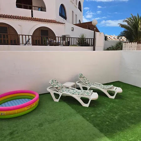 Ground Floor Casa Pico, Parque Santiago 1, Heated Pool, 100 M To Sea And Beach, Wifi Apartament Arona (Tenerife)