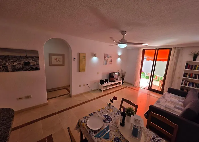 Ground Floor Casa Pico, Parque Santiago 1, Heated Pool, 100 M To Sea And Beach, Wifi Apartment