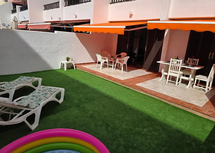 Ground Floor Casa Pico, Parque Santiago 1, Heated Pool, 100 M To Sea And Beach, Wifi Arona (Tenerife)